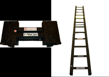 Высокопрочная облегченная прямая тактическая лестница складчатости с рамкой сплава литого алюминия