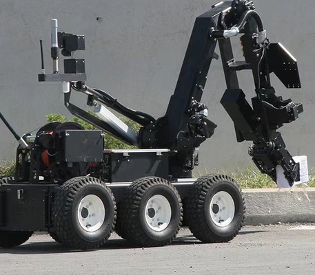 Робот Eod замечания управляемый на расстоянии выдвигает безопасность и возможность