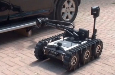 Автоматический робот ЭОД оборудования обезвреживания неразорвавшихся бомб движения принимает цвету ультракрасные изображения