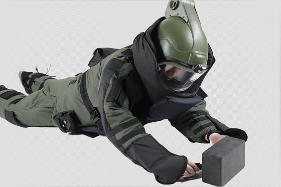 Совместимый связанный проволокой костюм взрыва бомб системы коммуникаций пуленепробиваемый